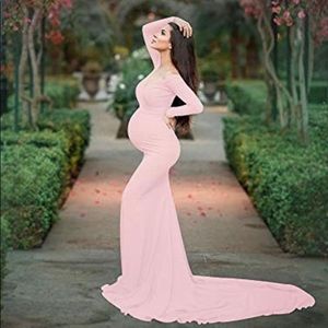 Maxi maternity dress